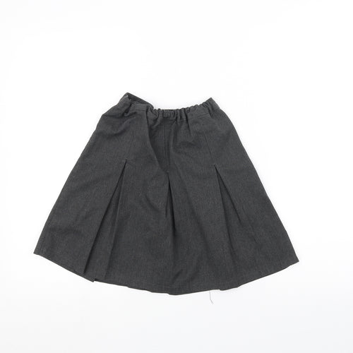 Marks and Spencer Girls Grey   A-Line Skirt Size 8-9 Years