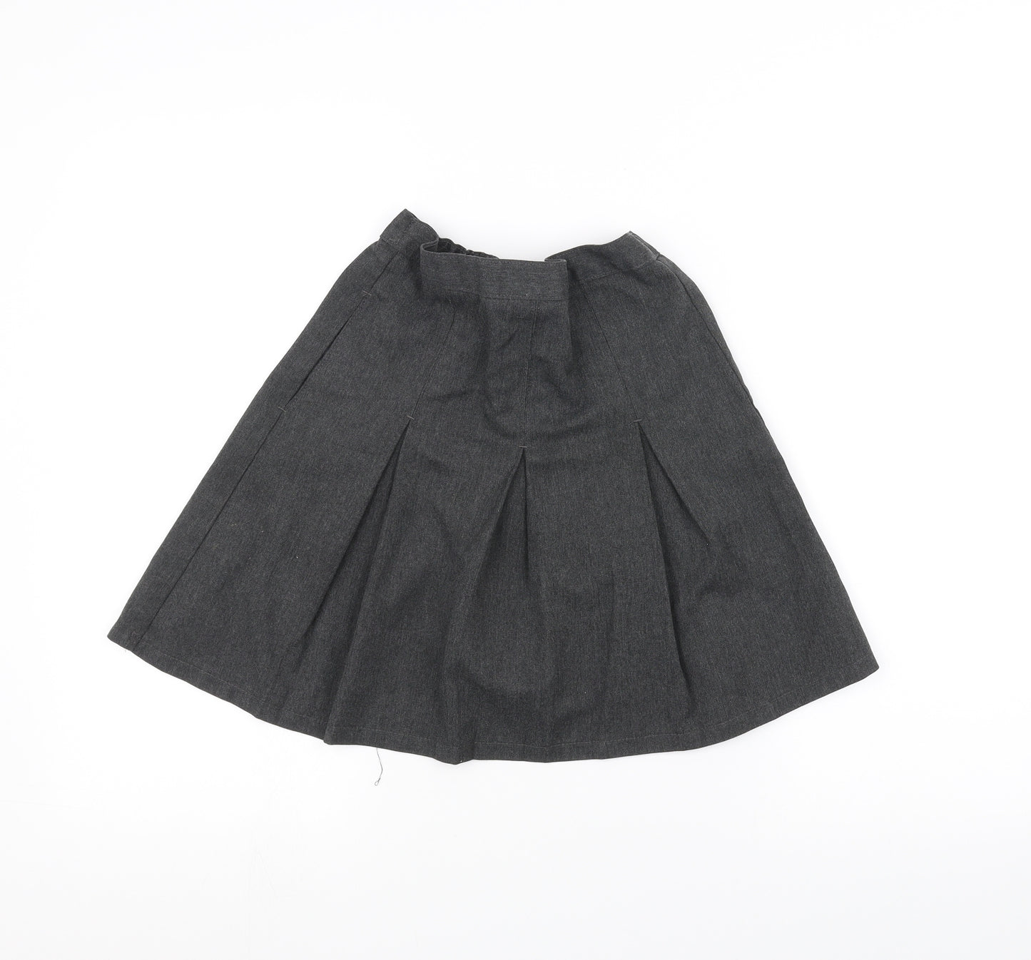 Marks and Spencer Girls Grey   A-Line Skirt Size 8-9 Years