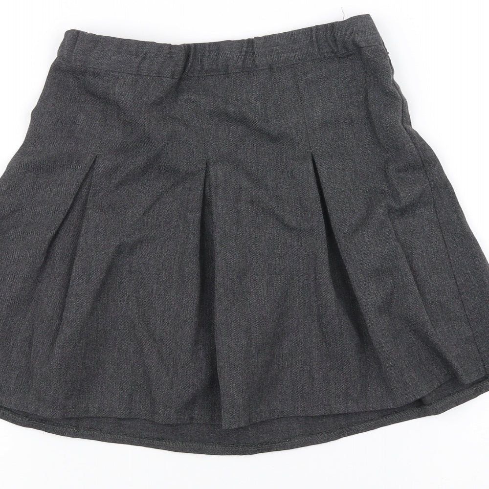 F&F Girls Grey   A-Line Skirt Size 6-7 Years