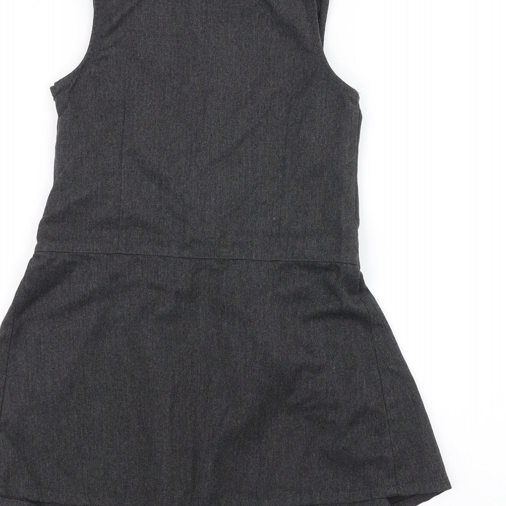 F&F Girls Grey   A-Line  Size 6-7 Years  - School