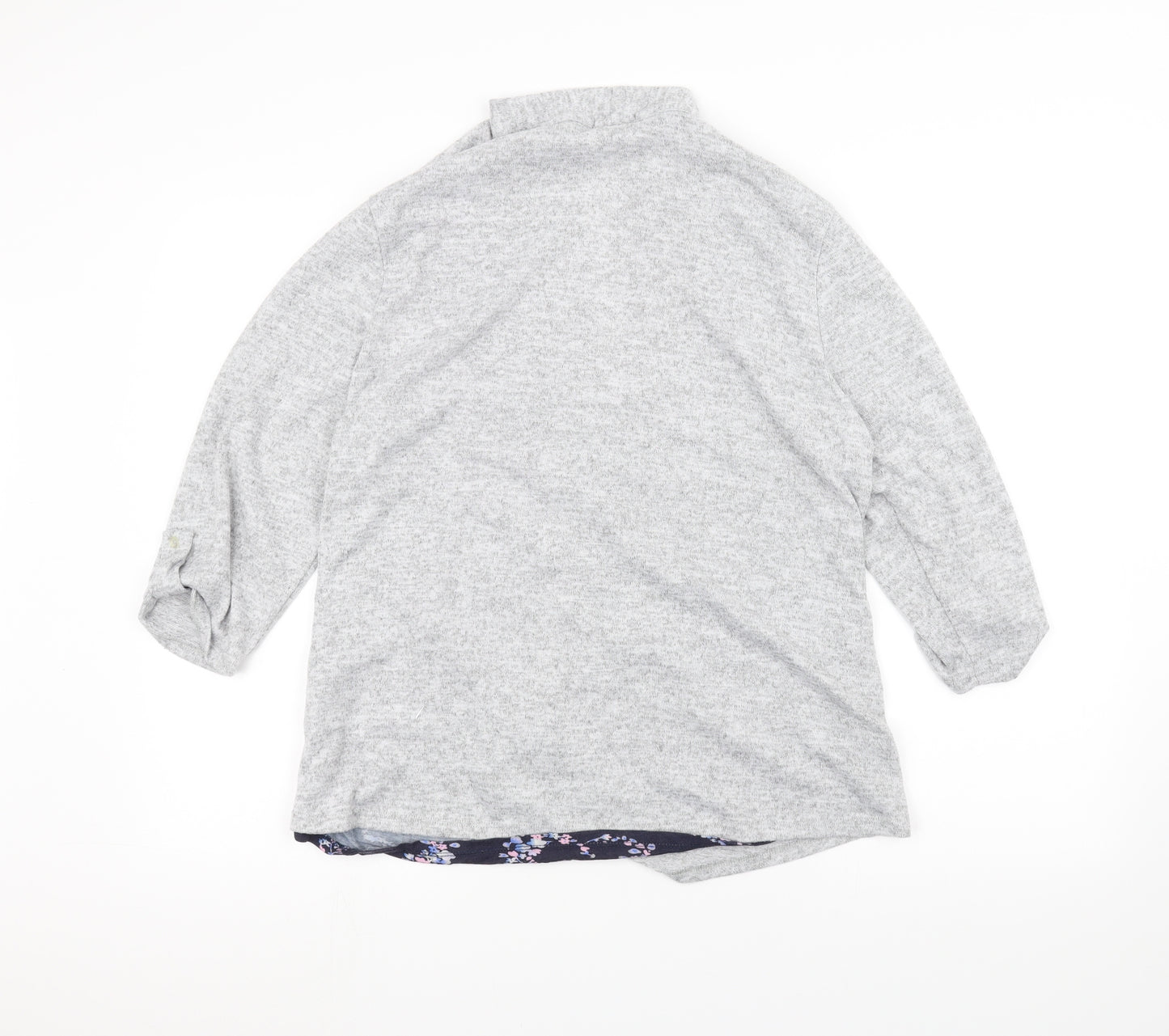 Preworn Womens Grey   Jacket Coatigan Size 20