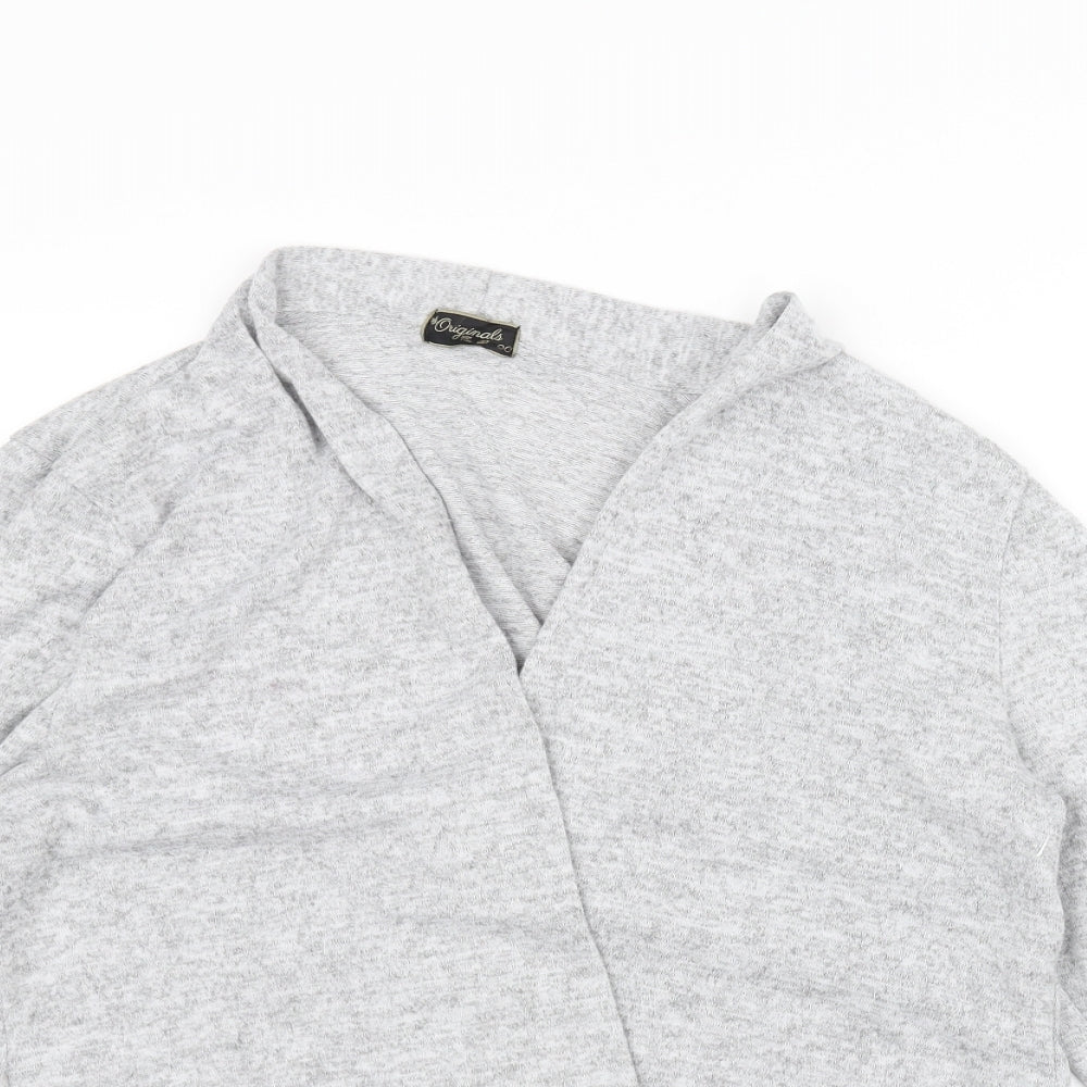 Preworn Womens Grey   Jacket Coatigan Size 20