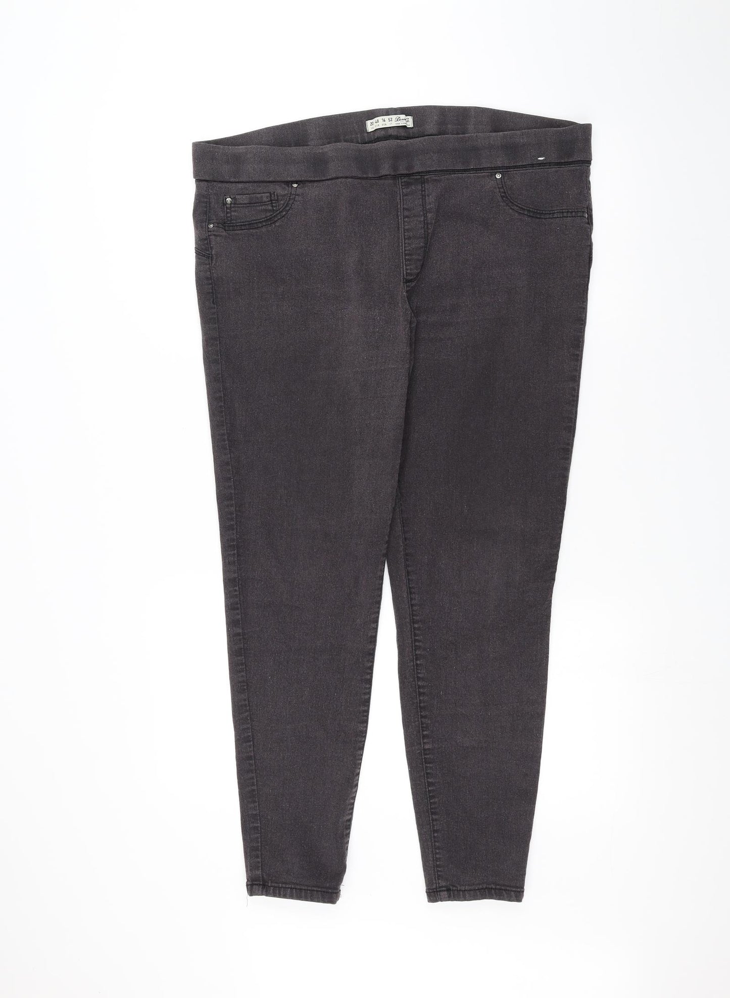 Denim & Co. Womens Black   Jegging Jeans Size 20 L30 in