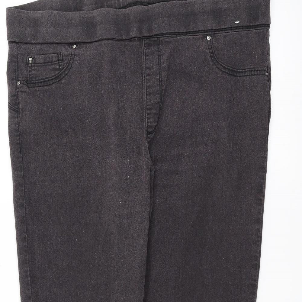 Denim & Co. Womens Black   Jegging Jeans Size 20 L30 in