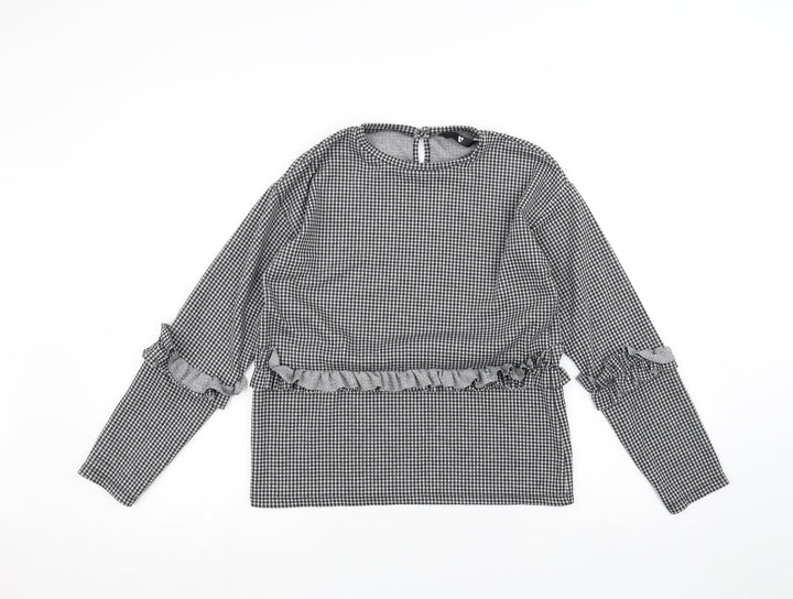 Very Girls Black Pullover Jumper Size 11 Years