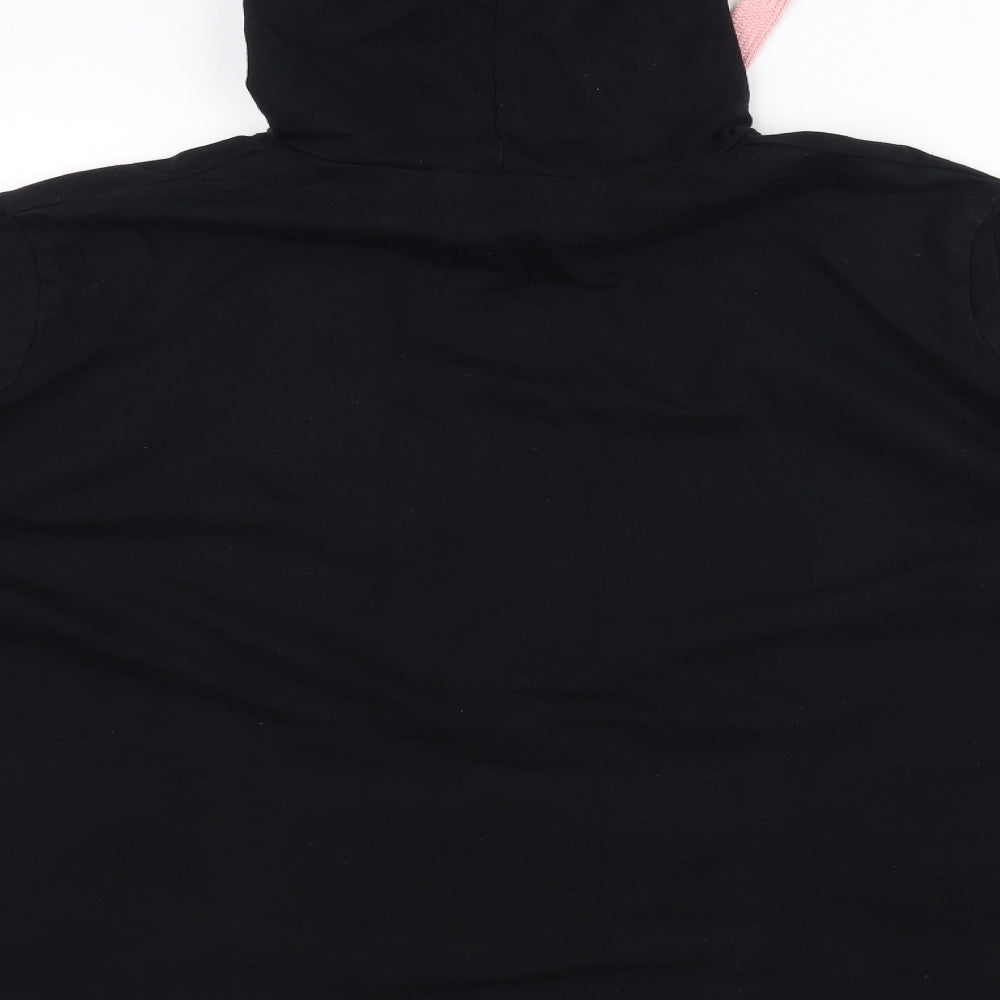 Select Womens Black   Pullover Hoodie Size 16