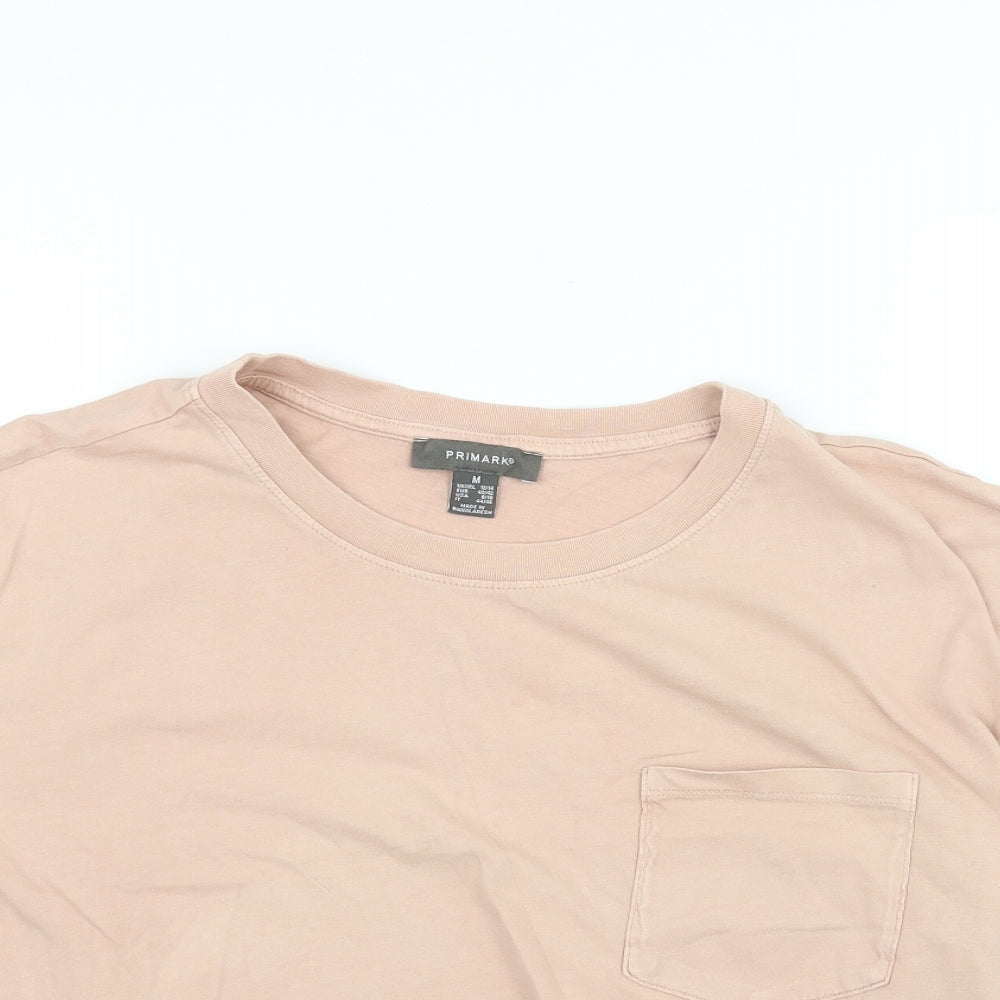 Primark Womens Pink   Cropped T-Shirt Size M