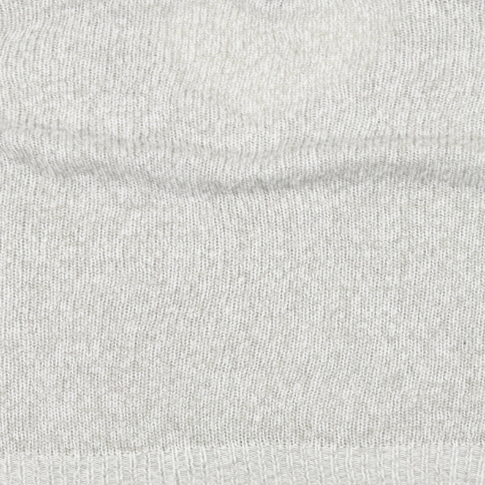 New Look Womens White  Knit Pullover Jumper Size L
