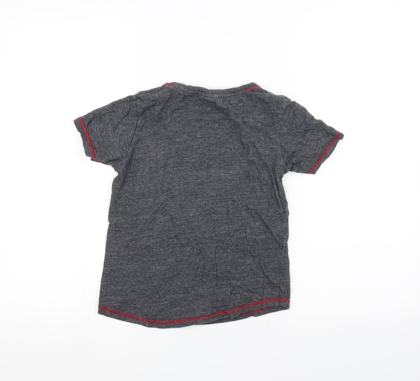 TU Boys Grey   Basic T-Shirt Size 8-9 Years  - Star wars