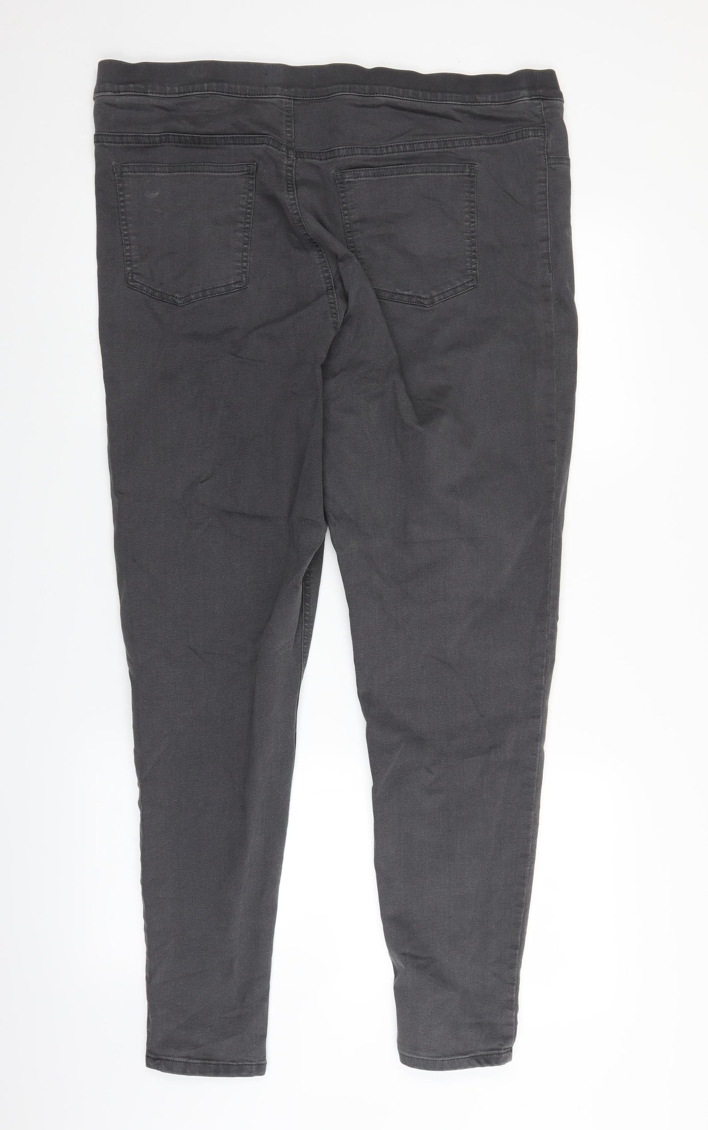 Marks and Spencer Womens Grey  Denim Jegging Jeans Size 20 L27 in