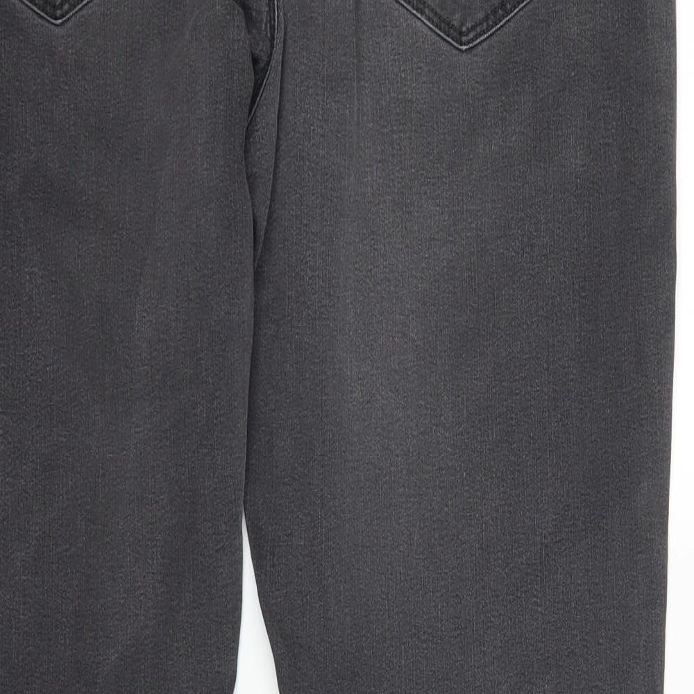 Marks and Spencer Womens Green  Denim Jegging Trousers Size 16 L27 in