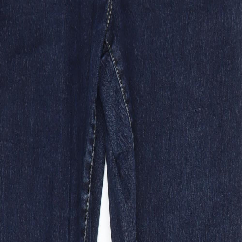 Dorothy Perkins Womens Blue  Denim Straight Jeans Size 12 L29 in