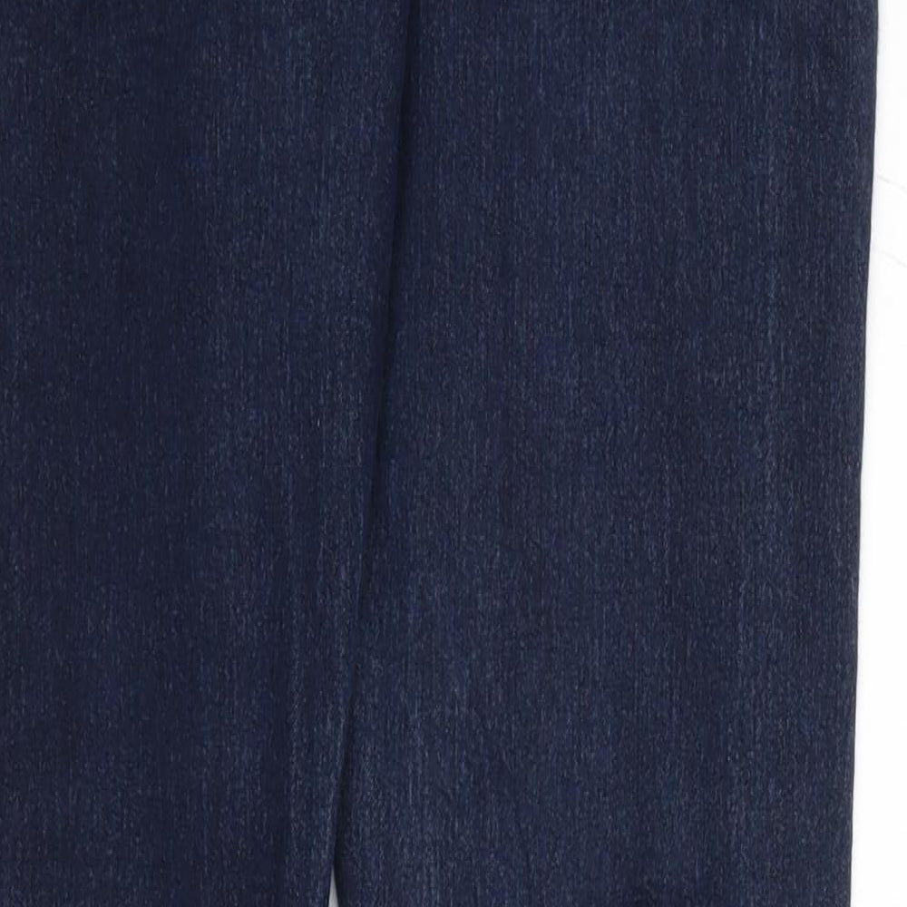 Dorothy Perkins Womens Blue  Denim Straight Jeans Size 12 L29 in