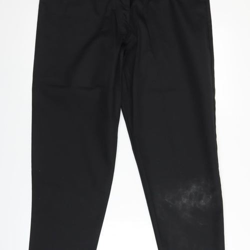 Alexandra Womens Black   Chino Trousers Size 18 L29 in