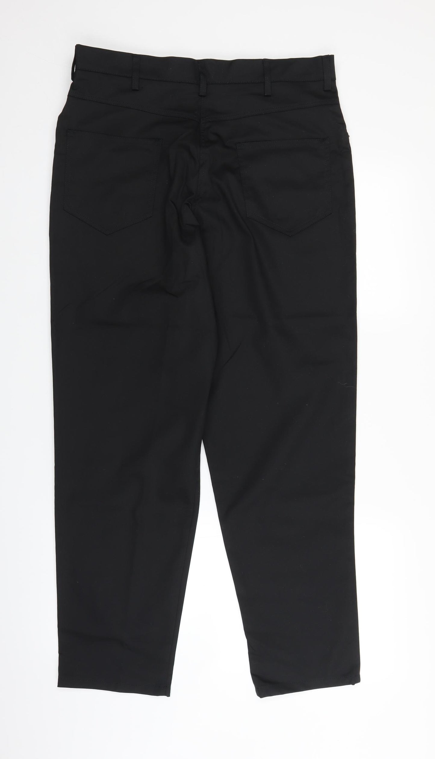 Alexandra Womens Black   Chino Trousers Size 18 L29 in
