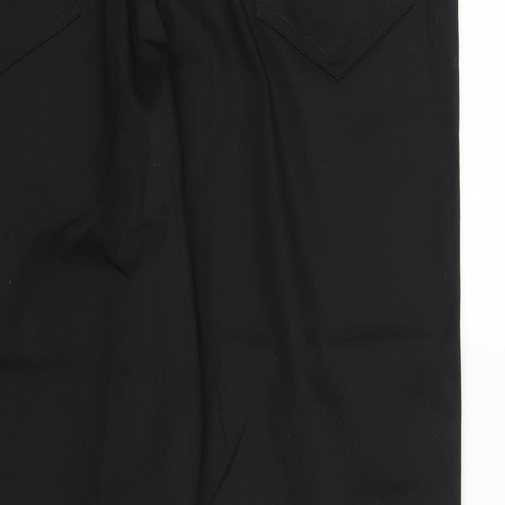 Alexandra Womens Black   Chino Trousers Size 18 L29 in