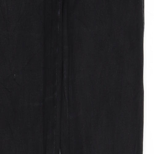 Lindex Womens Black  Denim Straight Jeans Size S L32 in