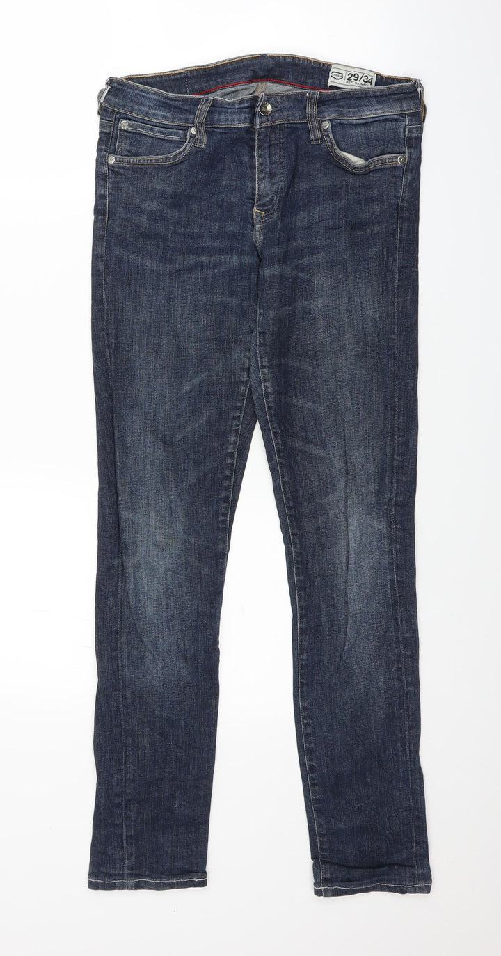 Crocker Womens Blue  Denim Skinny Jeans Size 29 in L28 in