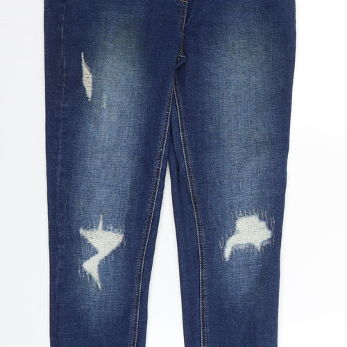 Papaya Womens Blue  Denim Skinny Jeans Size 8 L27 in