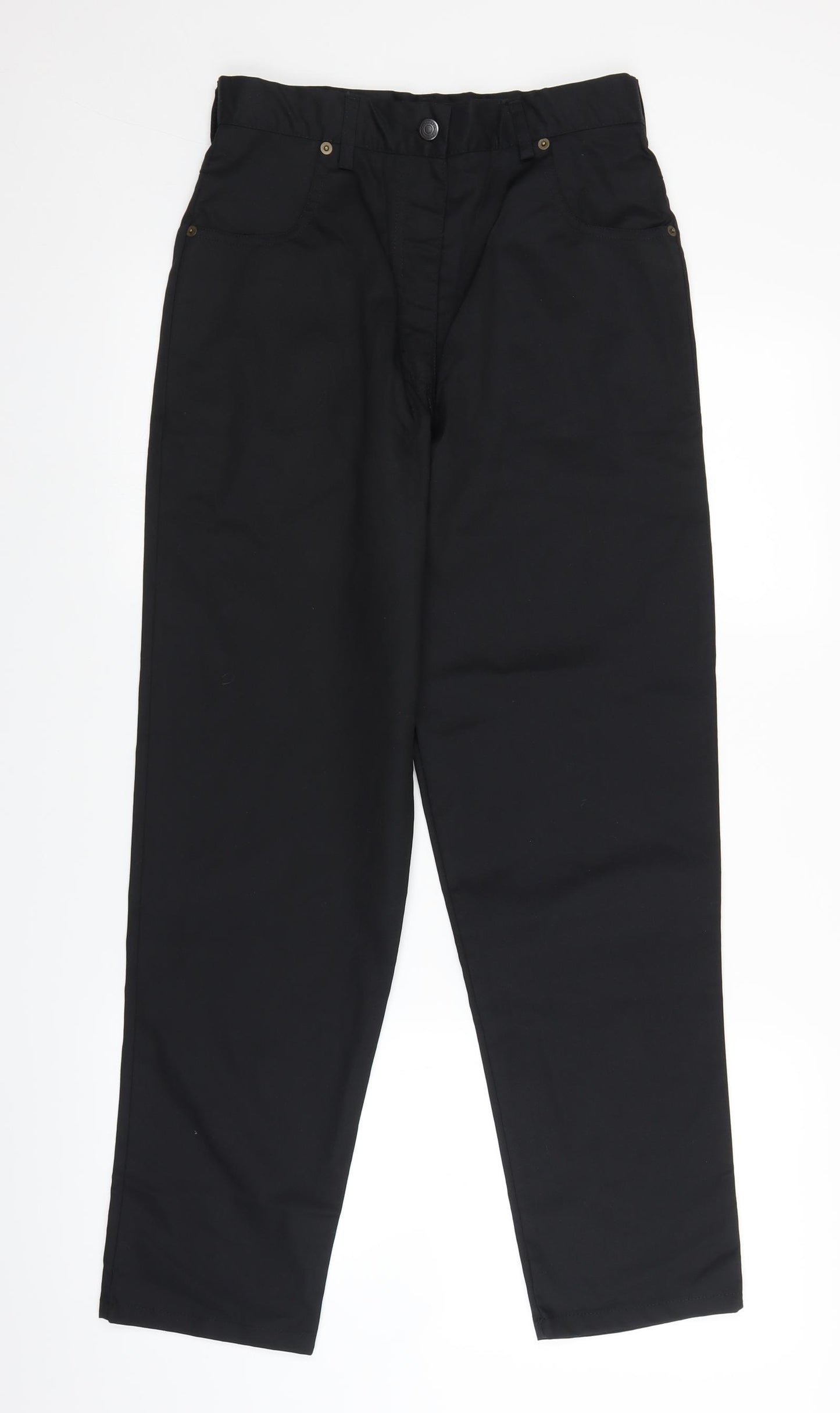 Alexandra Womens Black   Chino Trousers Size 12 L26 in