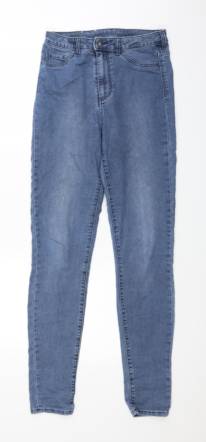 H&M Womens Blue  Denim Straight Jeans Size 28 in L29 in