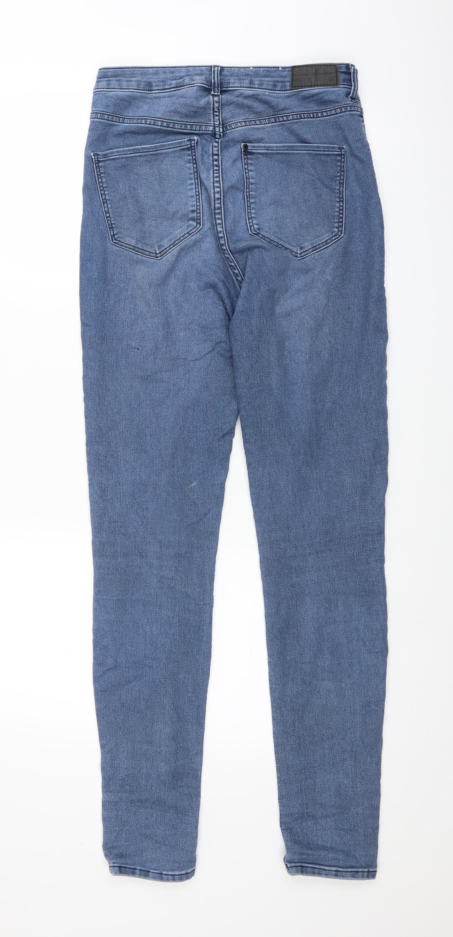 H&M Womens Blue  Denim Straight Jeans Size 28 in L29 in