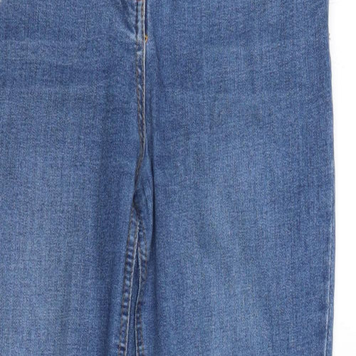 /Denim Womens Blue  Denim Straight Jeans Size 12 L26 in