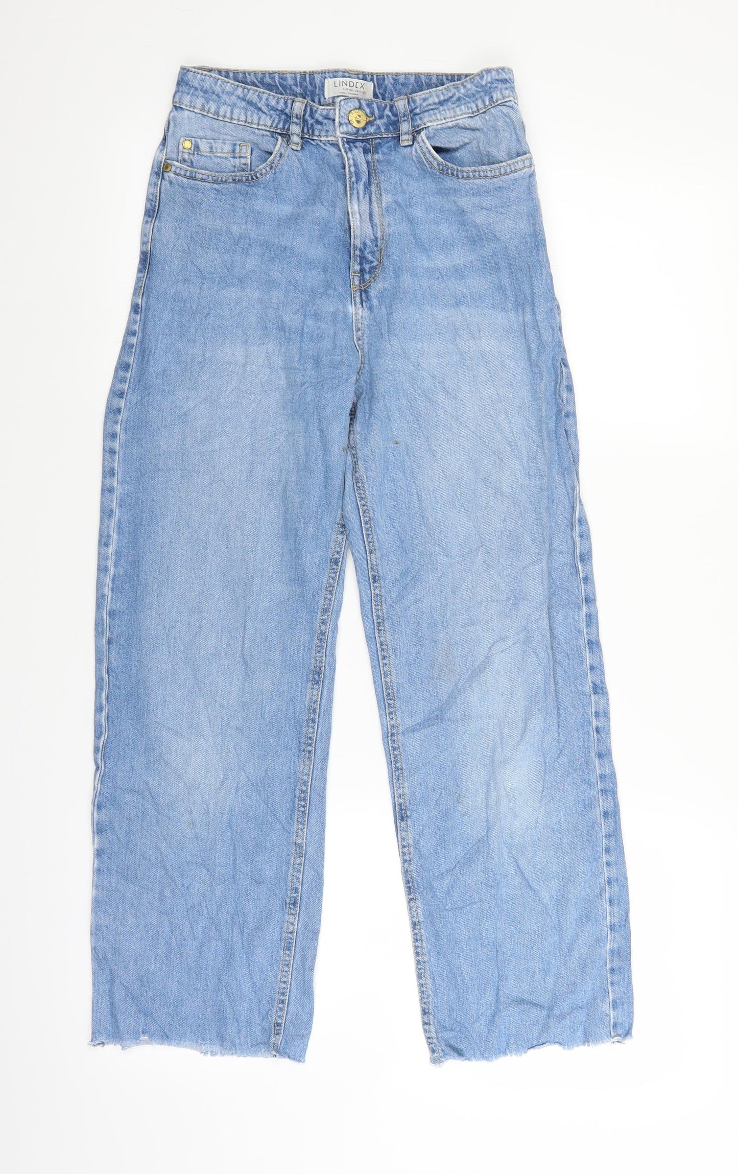 Lindex Girls Blue  Denim Straight Jeans Size 11-12 Years
