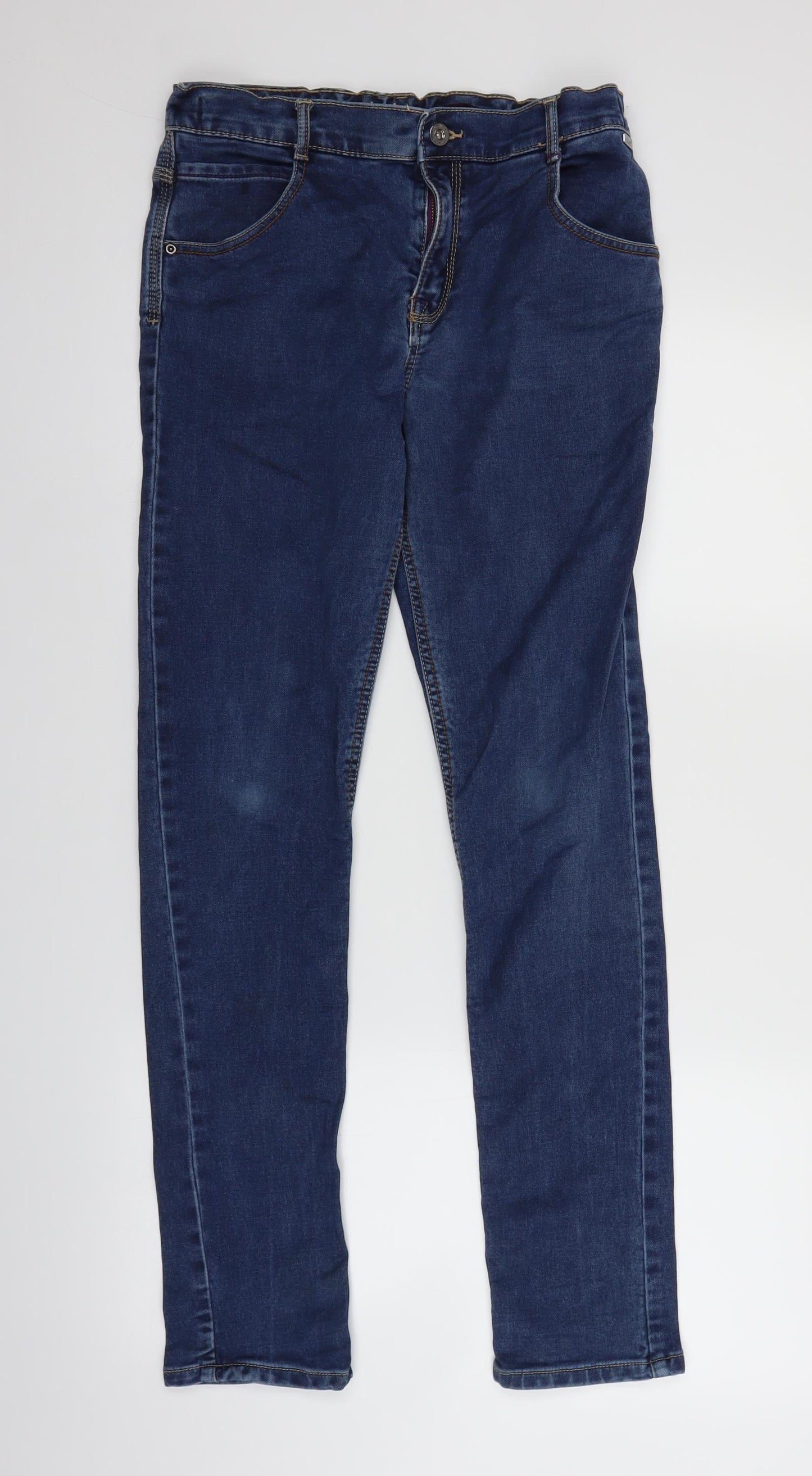 Ted Baker Womens Blue  Denim Straight Jeans Size 14 L28 in