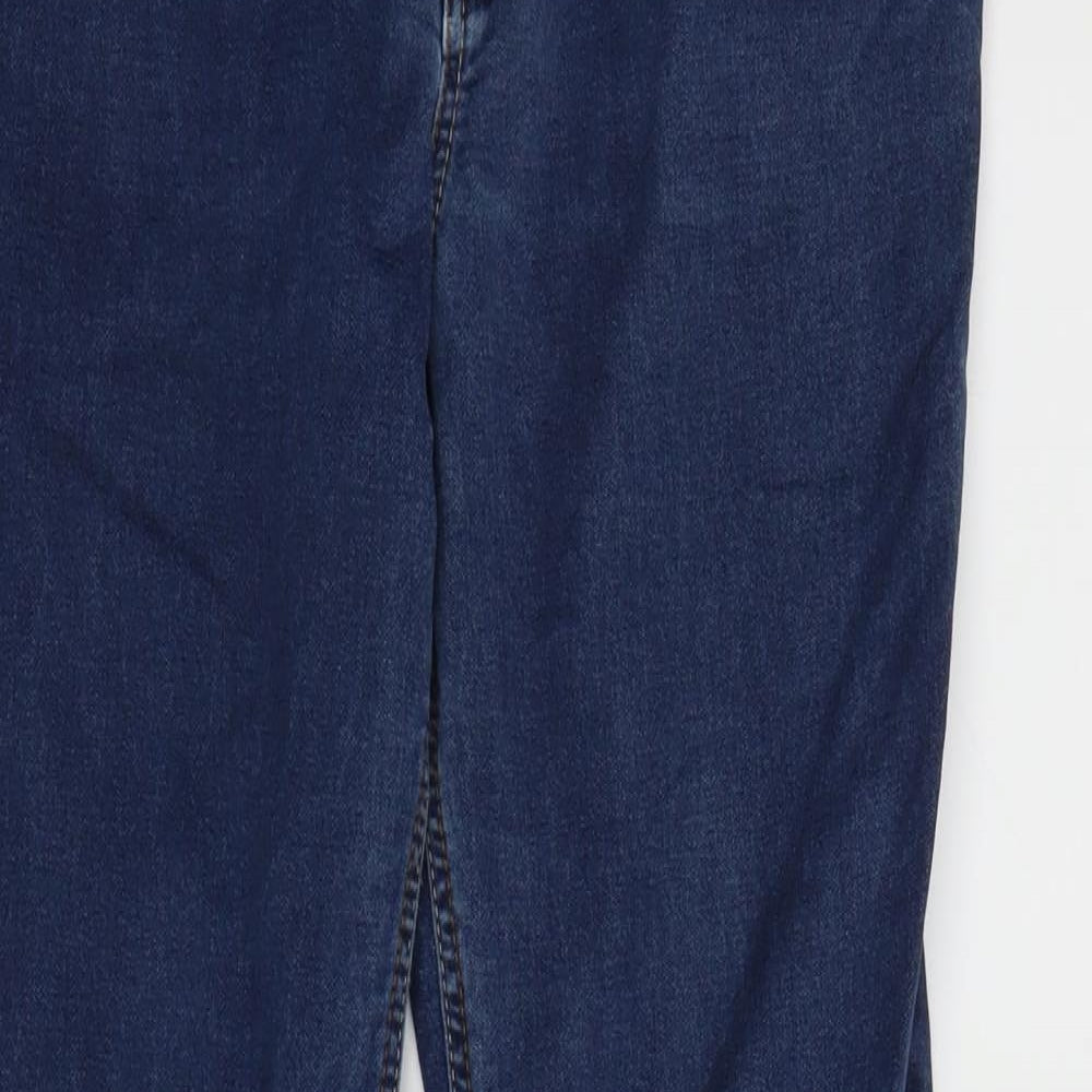 Ted Baker Womens Blue  Denim Straight Jeans Size 14 L28 in