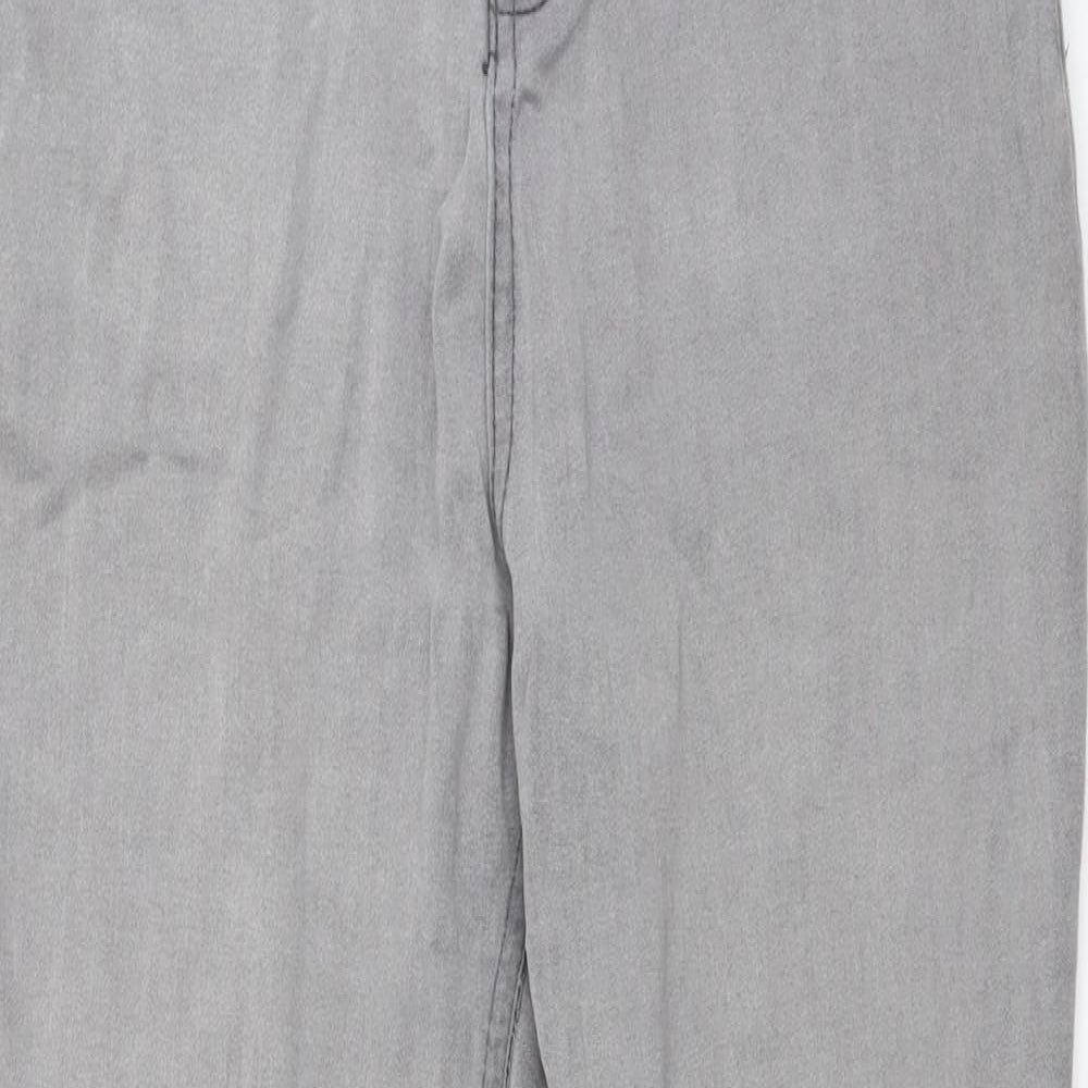 TU Womens Grey  Denim Skinny Jeans Size 14 L26 in