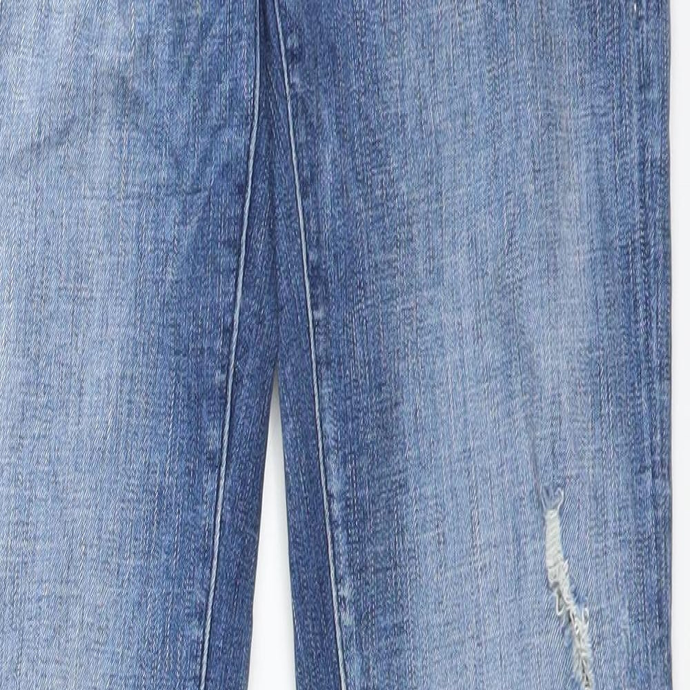 Replay Womens Blue  Denim Straight Jeans Size 27 in L30 in