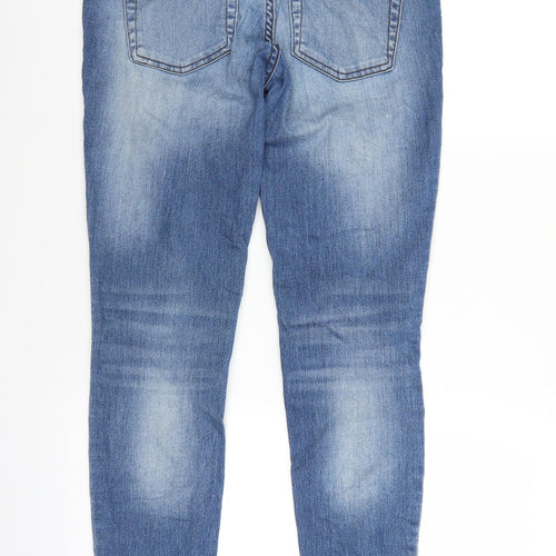 Jaqueline deYong Womens Blue  Denim Straight Jeans Size 30 in L26 in