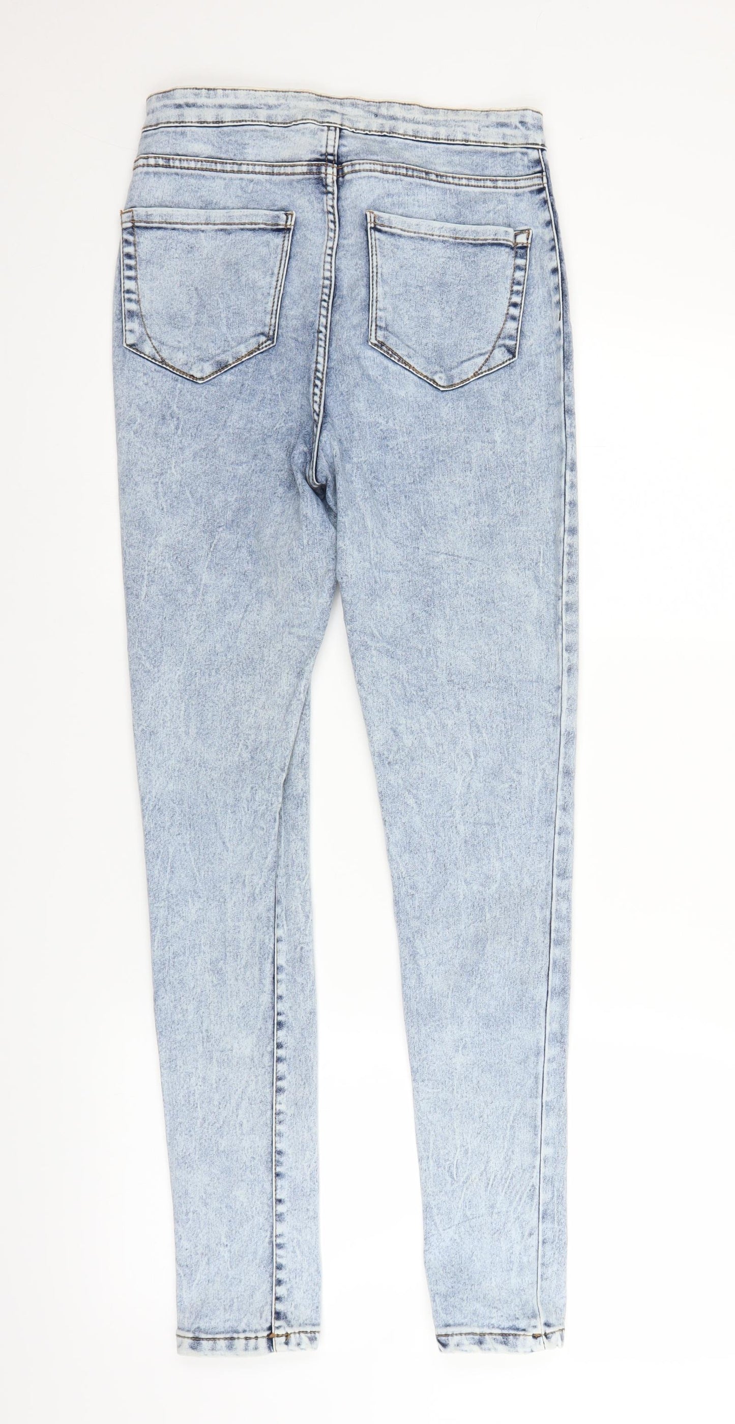 Primark Womens Blue  Denim Jegging Jeans Size 12 L28 in