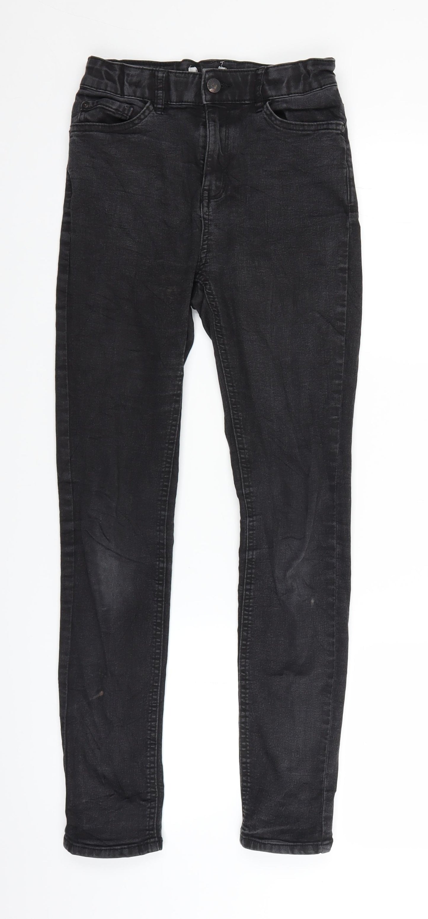 Lindex Girls Black  Denim Skinny Jeans Size 13-14 Years