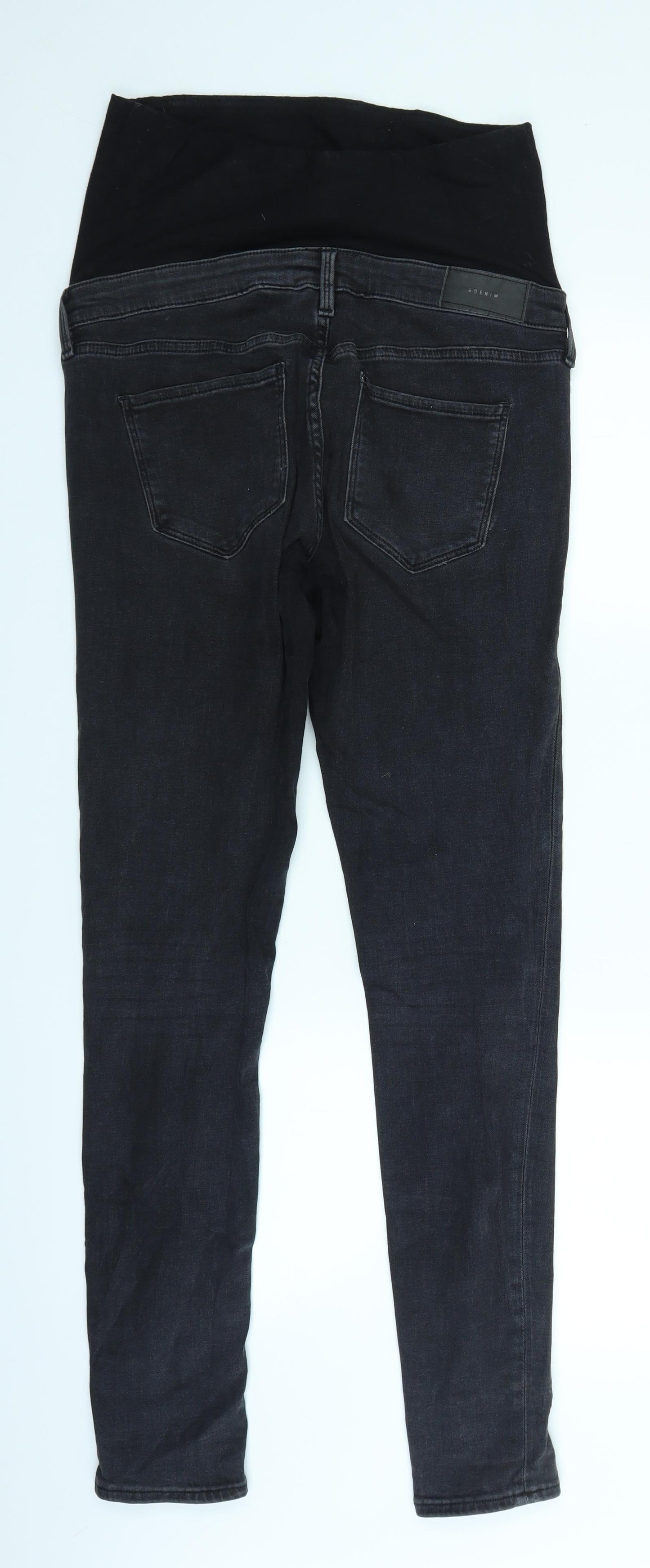 H&M Womens Grey  Denim Skinny Jeans Size 8 L30 in