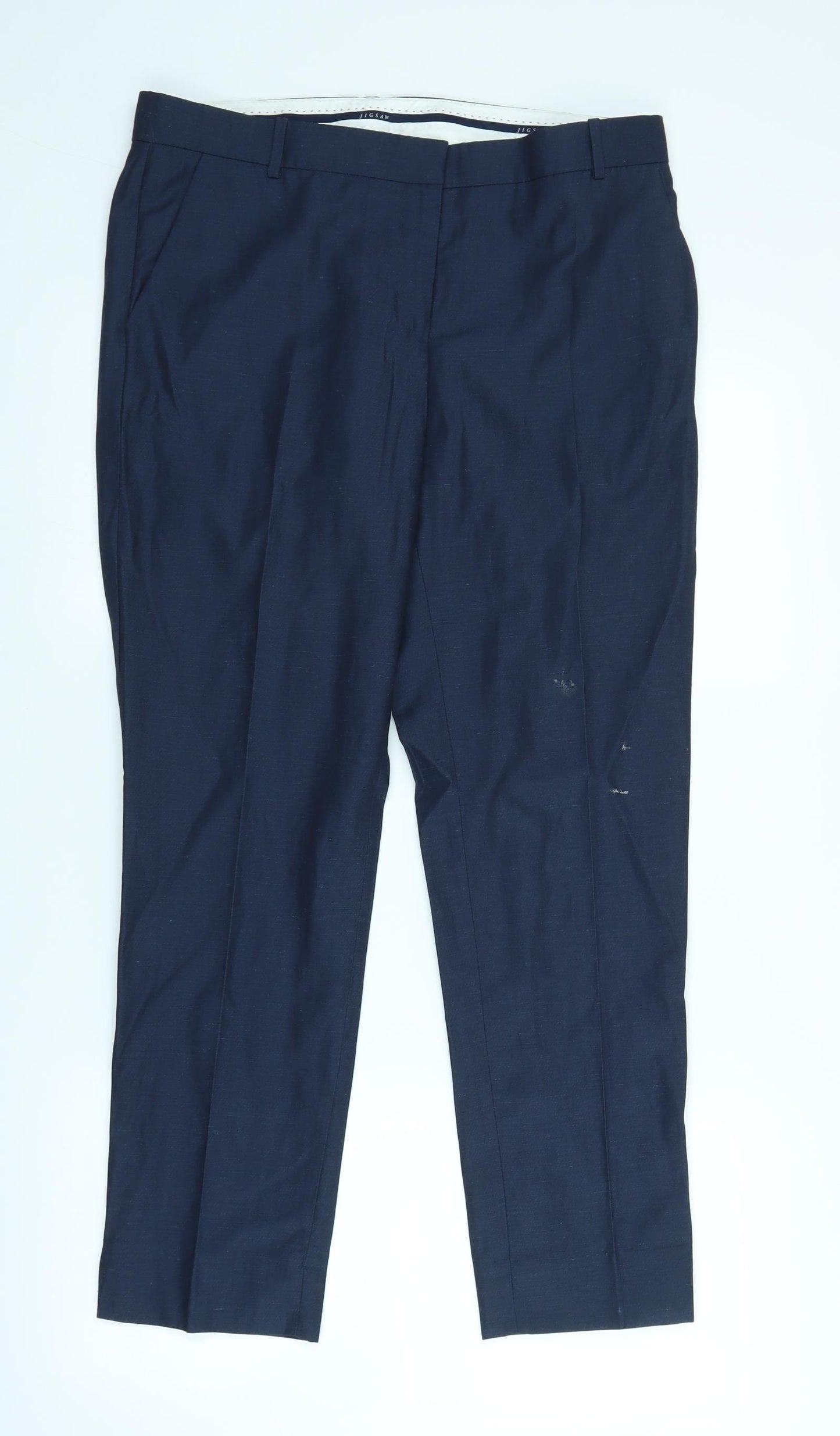 Jigsaw Womens Blue   Trousers  Size 12 L26 in