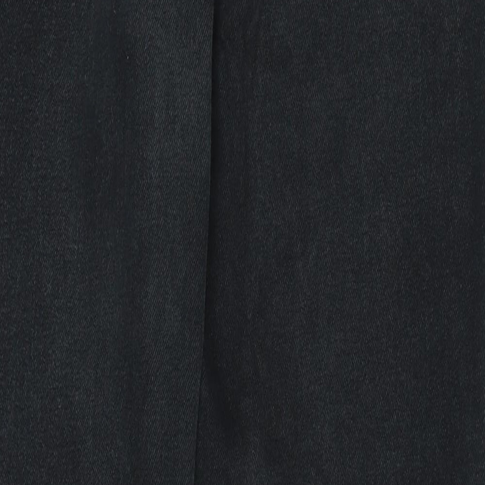 Primark Womens Grey  Denim Straight Jeans Size 12 L24 in