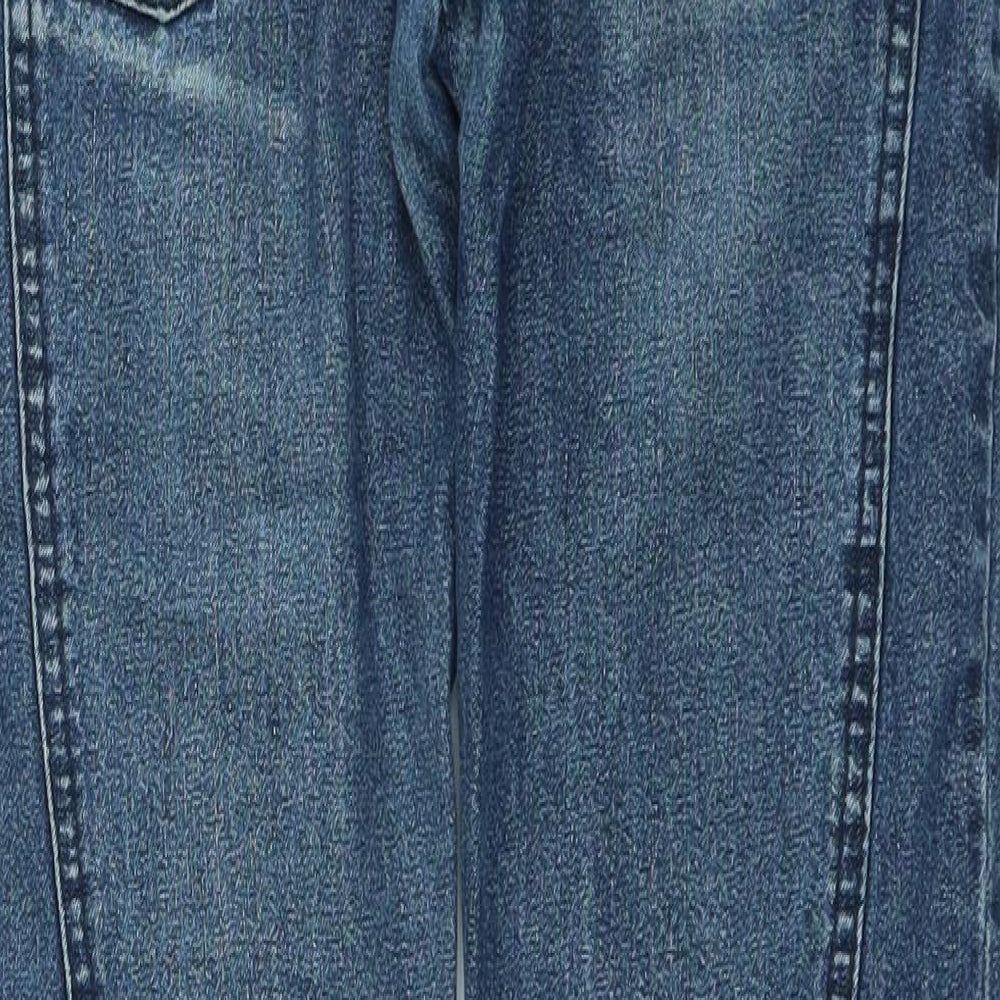 Lee Cooper Womens Blue  Denim Straight Jeans Size 8 L29 in