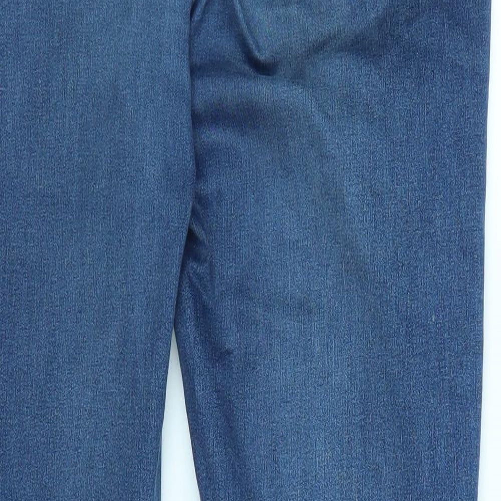 New Look Womens Blue  Denim Straight Jeans Size 14 L24 in