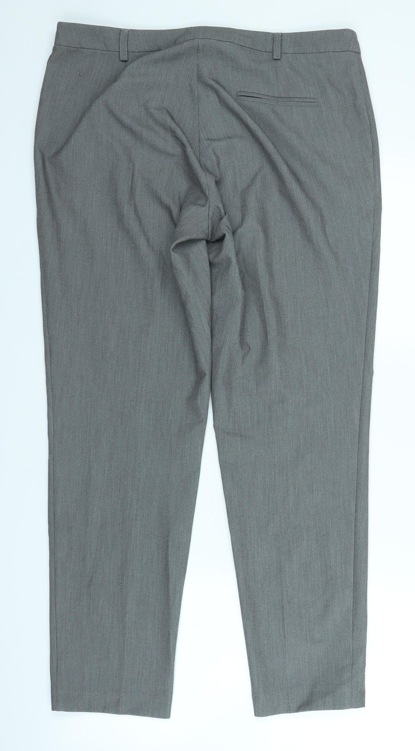 Topshop Womens Grey   Trousers  Size 12 L27 in