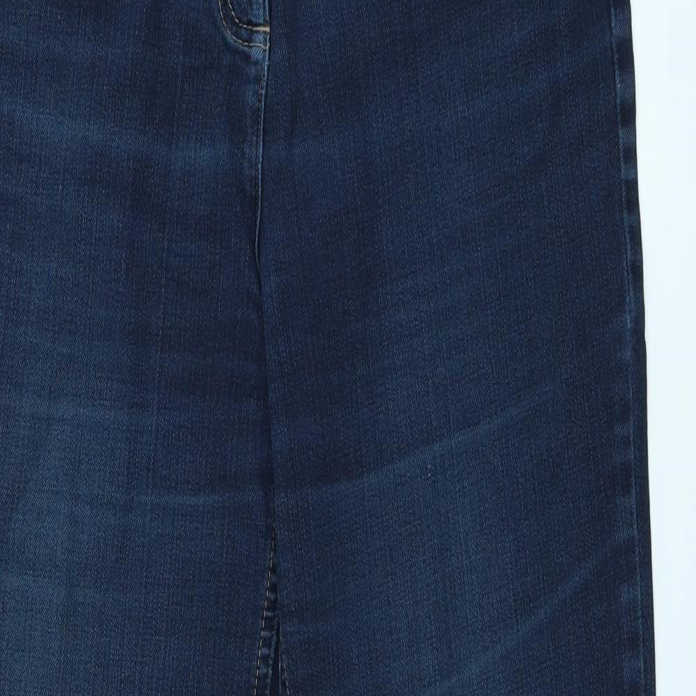 itsdenim Womens Blue  Denim Bootcut Jeans Size 14 L32 in