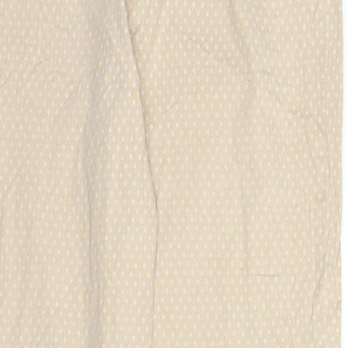 Morgana Womens Beige Polka Dot  Trousers  Size 28 in L27 in