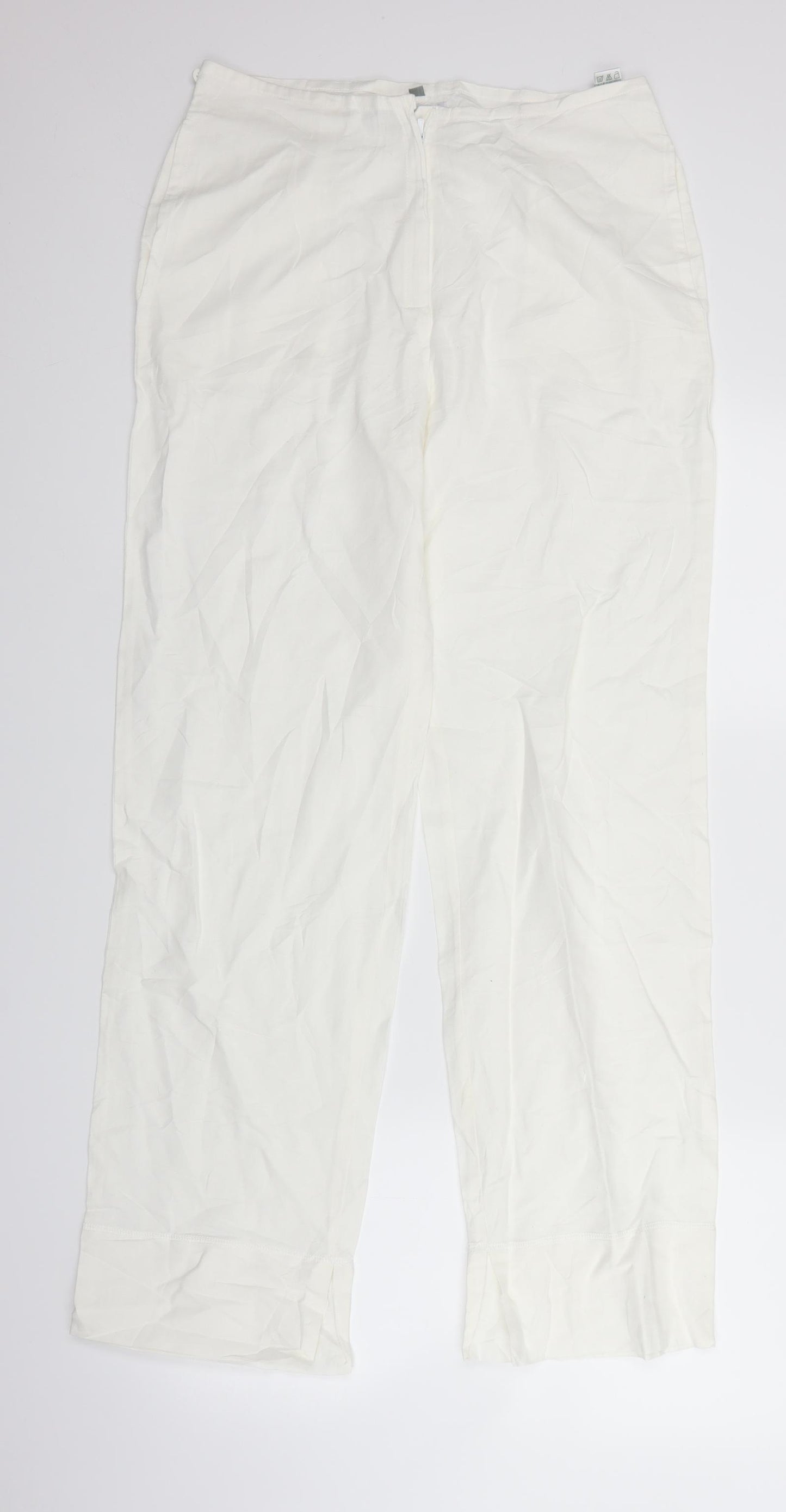 Cobalt Womens White   Trousers  Size 10 L29 in