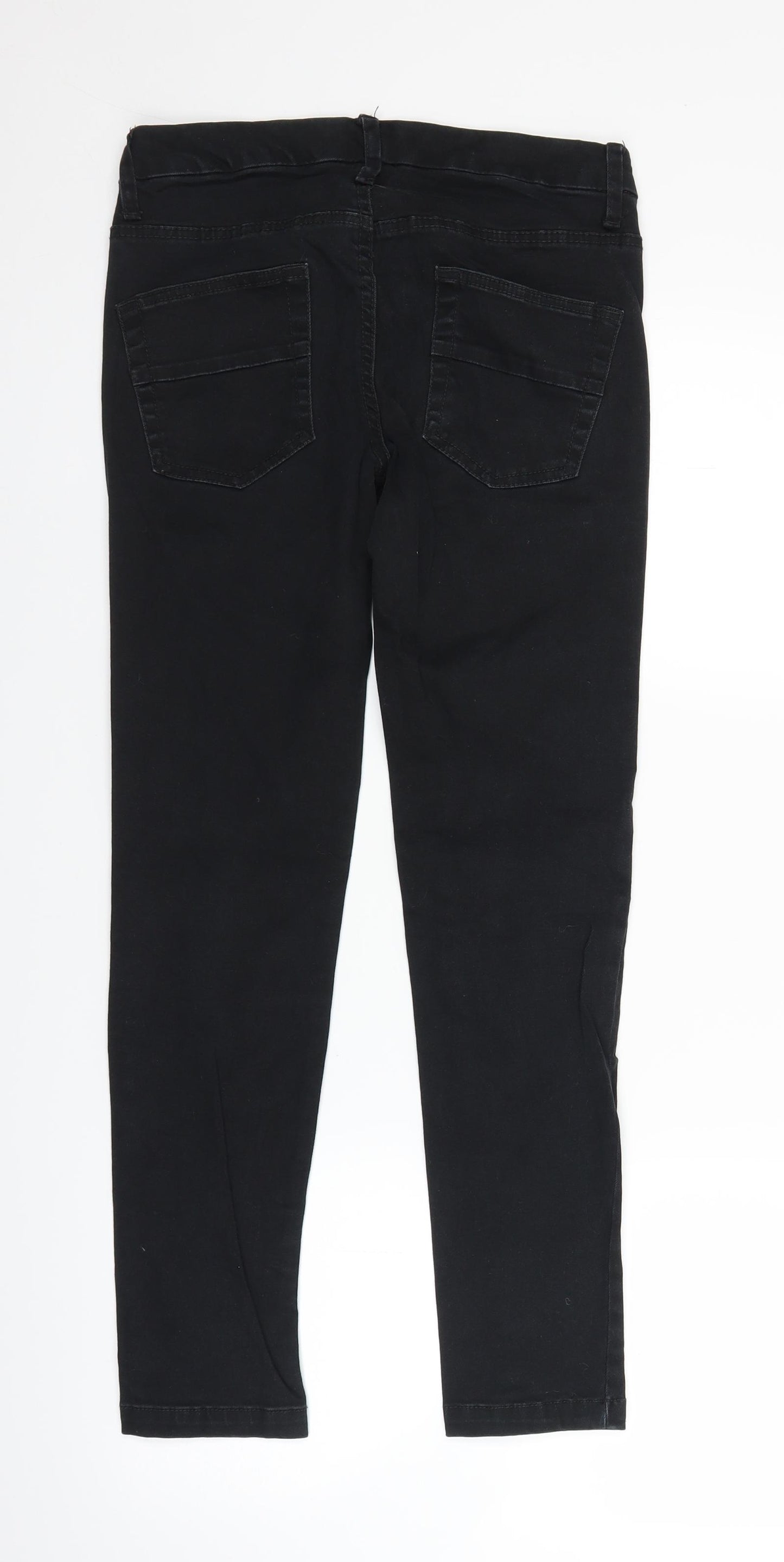 Kappahl Womens Black  Denim Straight Jeans Size 6 L26 in