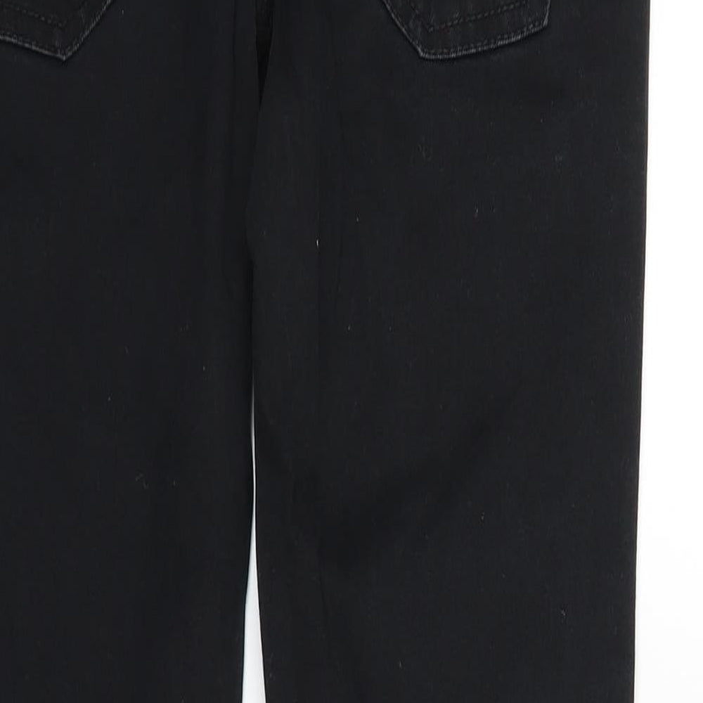 Kappahl Womens Black  Denim Straight Jeans Size 6 L26 in