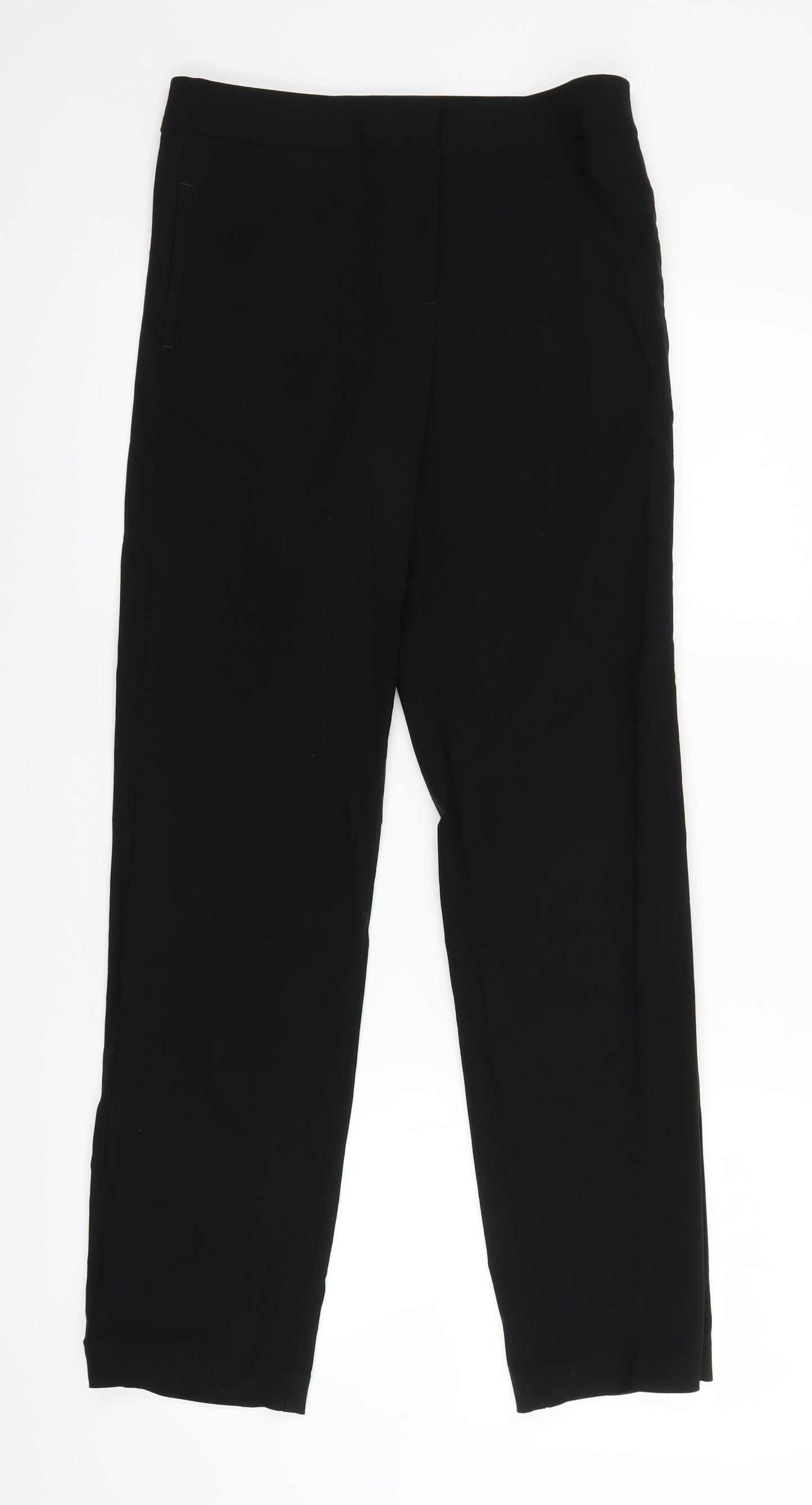 Papaya Womens Black   Capri Trousers Size 8 L28 in