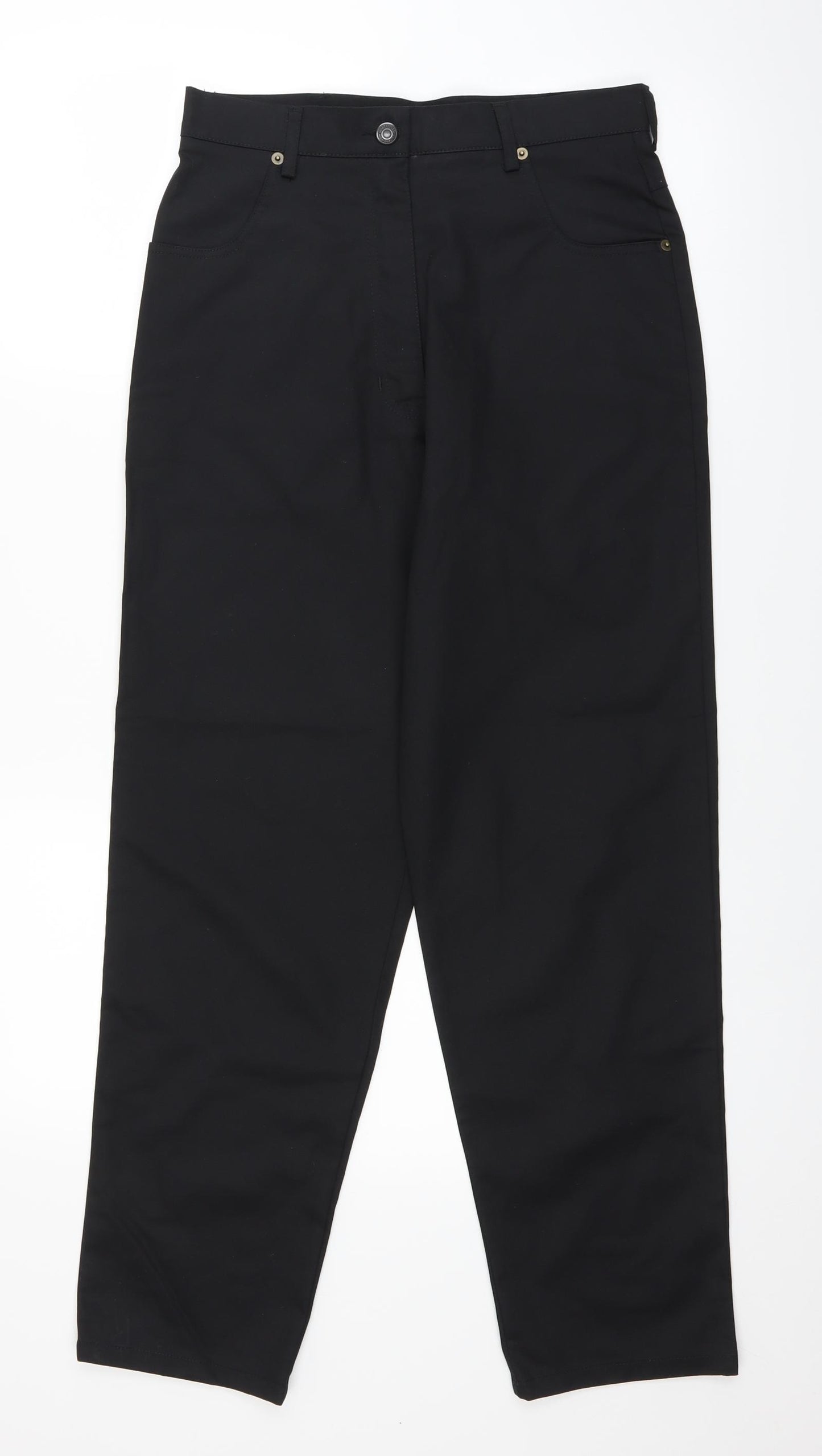 Alexandra Womens Black   Trousers  Size 12 L28 in