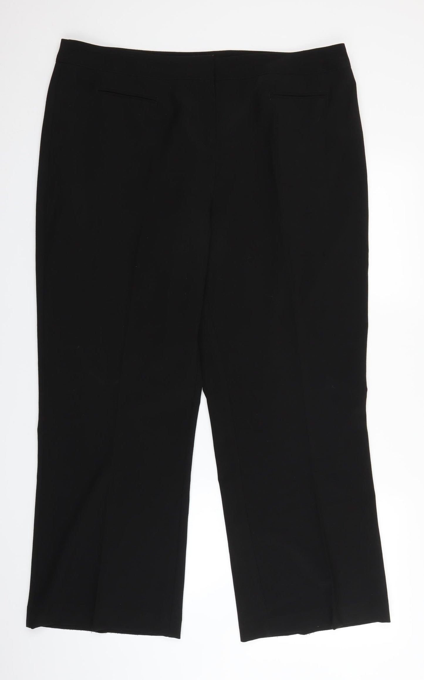 MIA Womens Black   Capri Trousers Size 20 L27 in