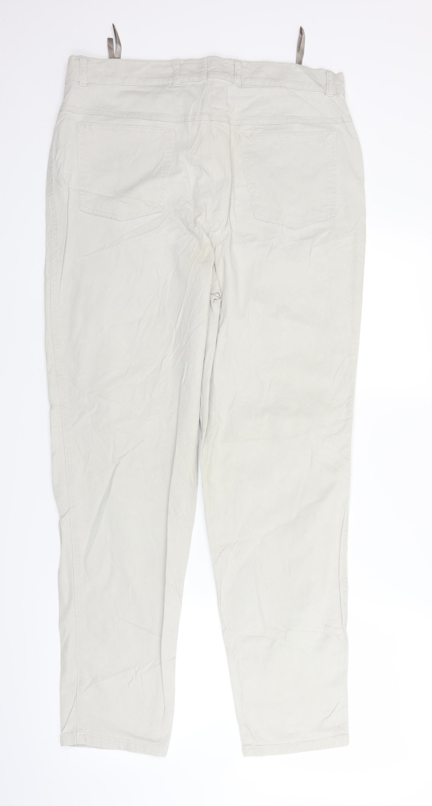 C&A Womens Grey  Denim Straight Jeans Size 20 L29 in